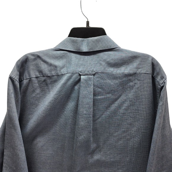 Vintage Dockers Men's Casual Shirt Button Down Size LG Gray Check Hong Kong - Picture 3 of 8
